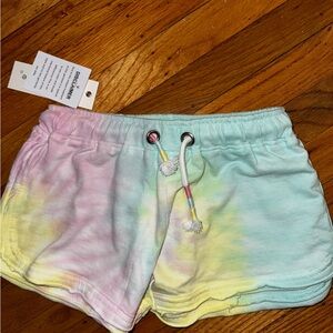 Tie dye kids shorts